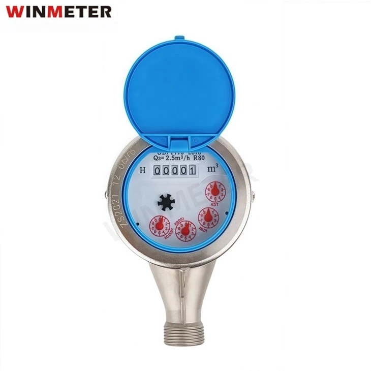 Wet Dial Stainless Steel Rotary Multi Jet Water Meter suppliers